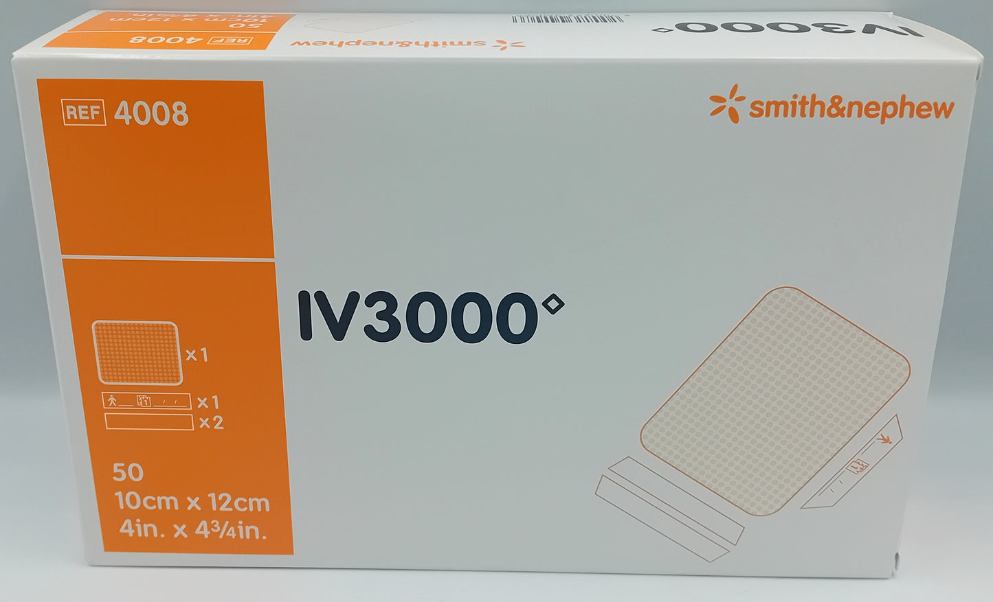Opsite IV3000 10cm x 12cm - Box of 50 | IV Securement Film, Sterile Dressing