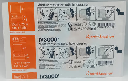 Opsite IV3000 10cm x 12cm - Box of 50 | IV Securement Film, Sterile Dressing