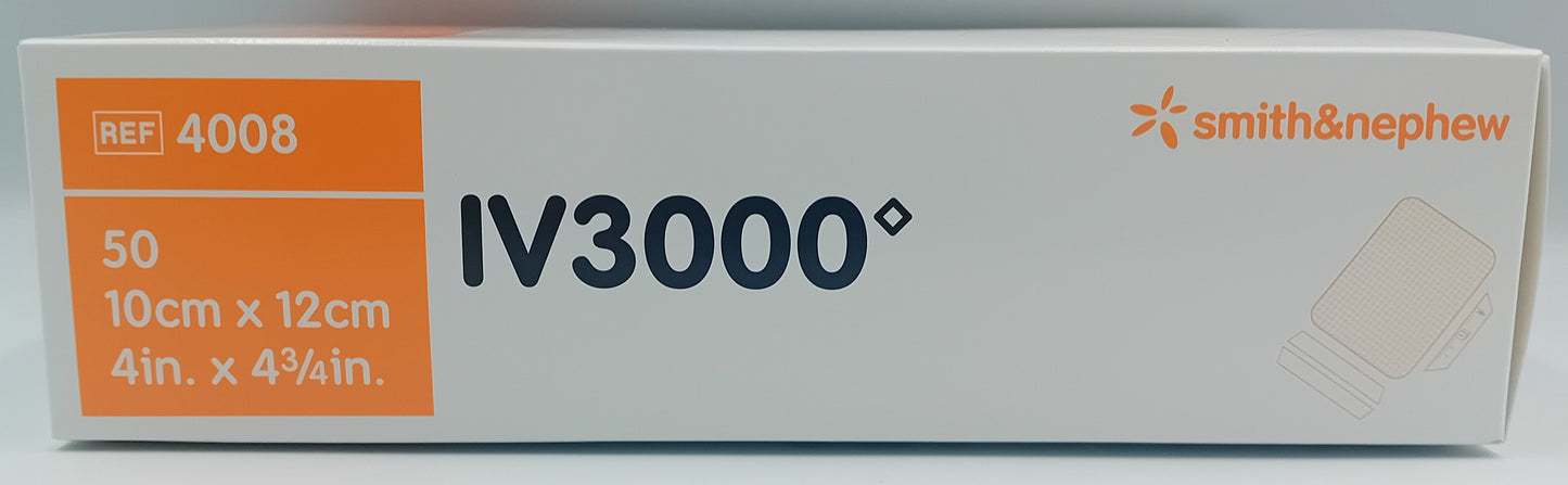 Opsite IV3000 10cm x 12cm - Box of 50 | IV Securement Film, Sterile Dressing