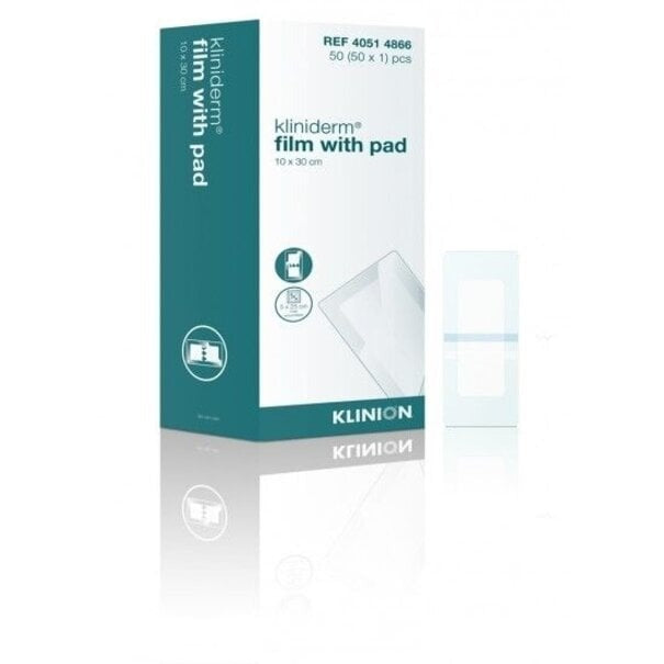 Kliniderm Film & Pad Dressings – Box of 50 (Multiple Sizes Available)