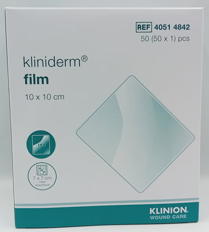 Kliniderm Film Dressings Box of 50 - All Sizes | Sterile, Waterproof