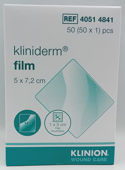 Kliniderm Film Dressings Box of 50 - All Sizes | Sterile, Waterproof