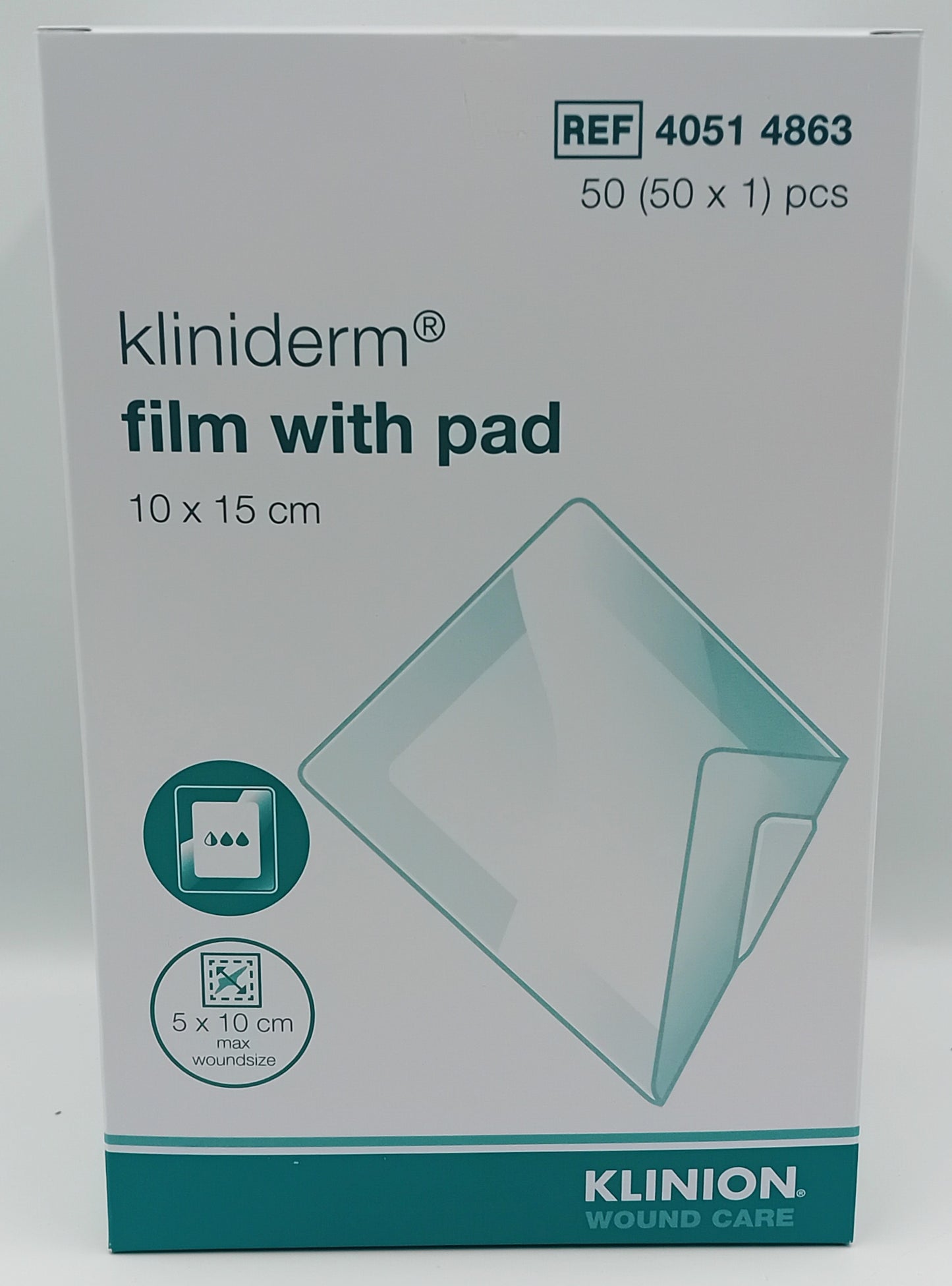Kliniderm Film & Pad Dressings – Box of 50 (Multiple Sizes Available)