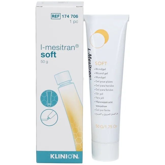 Klinion L-Mesitran Soft 50g | Medical Honey Antibacterial Wound Gel