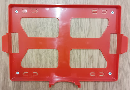 Empty First Aid Box - Red - Durable Storage for Medical Supplies