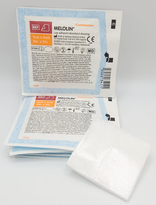 Melolin 5cm x 5cm Sterile Non Adherent Dressings Pack of 25