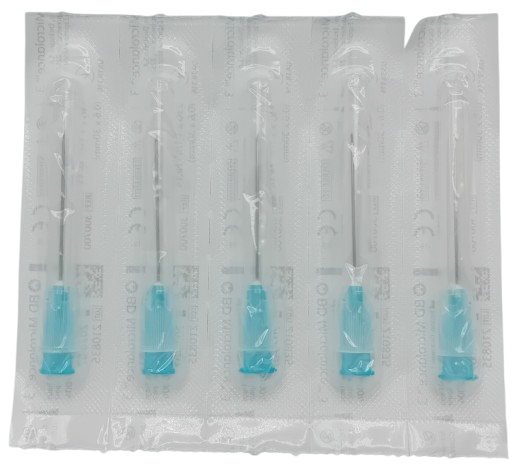 20-Pack – BD 2ml Syringes with 23G Blue & 21G Green Microlances + Swabs (Sterile)