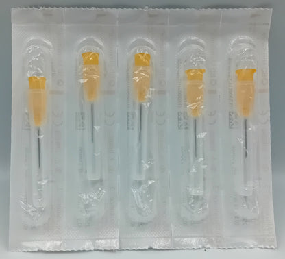 BD Microlance Needles – 25G x ⅝" (0.5mm x 16mm) – Orange – Box of 100