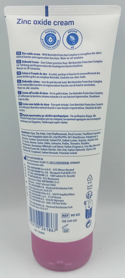 MoliCare Skin Zinc Oxide Cream 200ml | Protective Barrier, Soothing Care