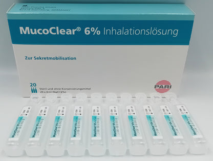MucoClear 6% Inhalation Solution 4ml – Pack of 20
