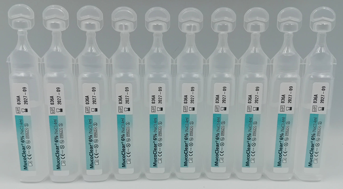 MucoClear 6% Inhalation Solution 4ml – Pack of 20