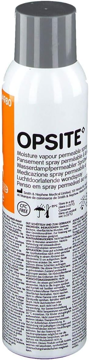 Opsite Spray Transparent Wound Dressing – 240ml Can (Pack of 1)
