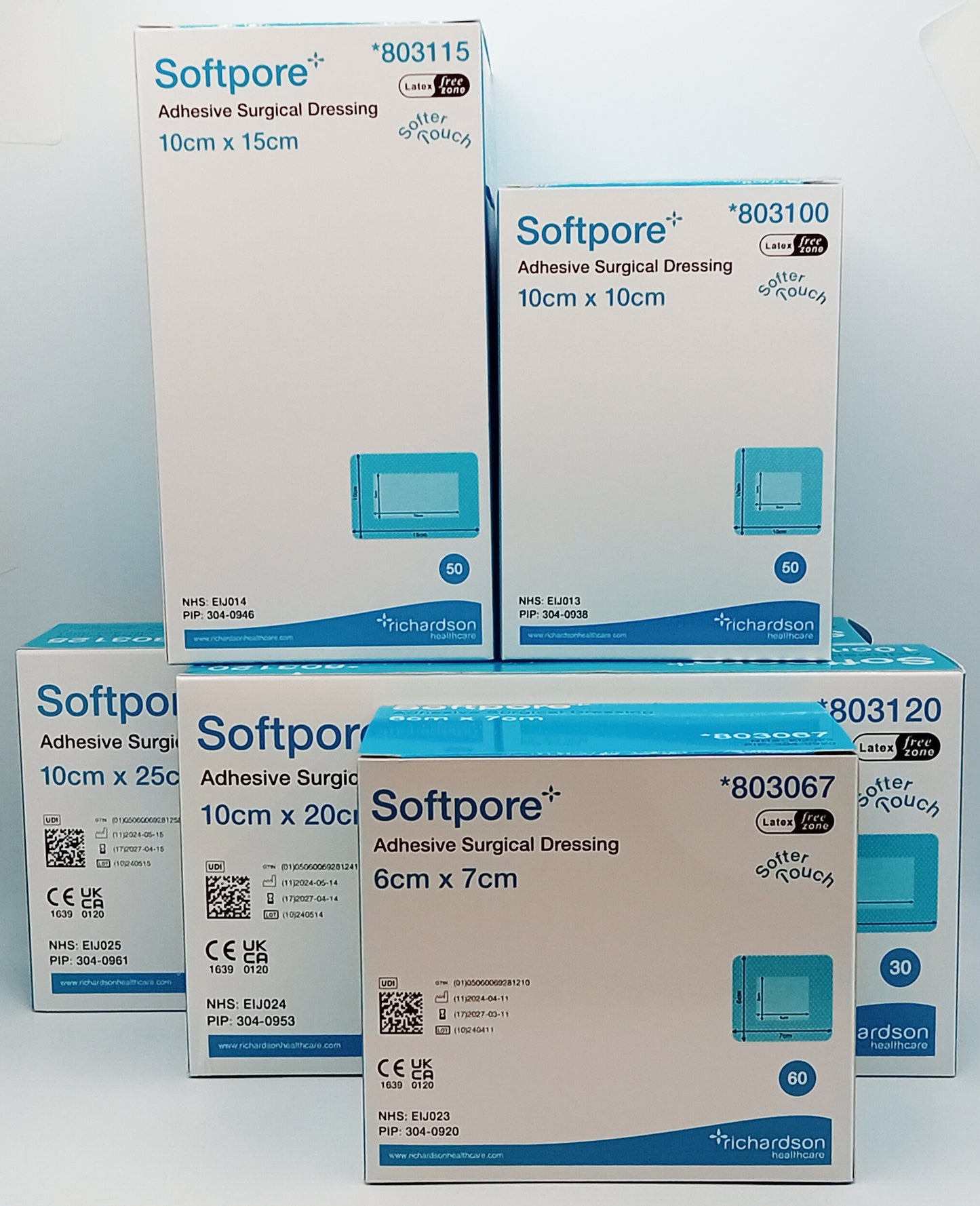 Softpore Adhesive Surgical Dressings