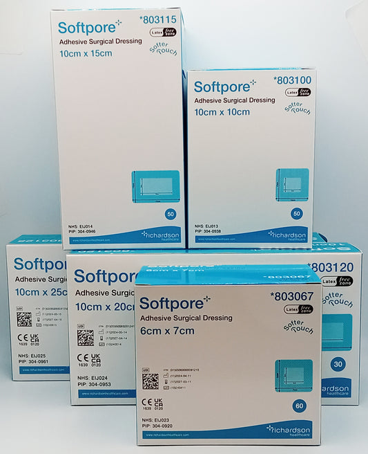 Softpore Adhesive Surgical Dressings