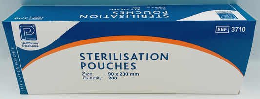 Premier Sterilisation Pouches 90 x 230mm – Box of 200