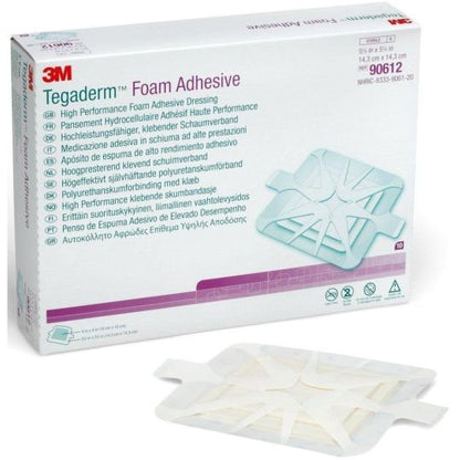 Tegaderm Foam Dressing – 14.3cm x 14.3cm – Box of 10