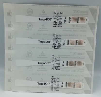 TempaDOT Single-Use Disposable Thermometers – Box of 100
