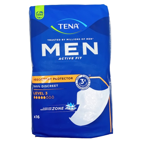 TENA Men Level 3 Pack of 16 - Single Pack or Case