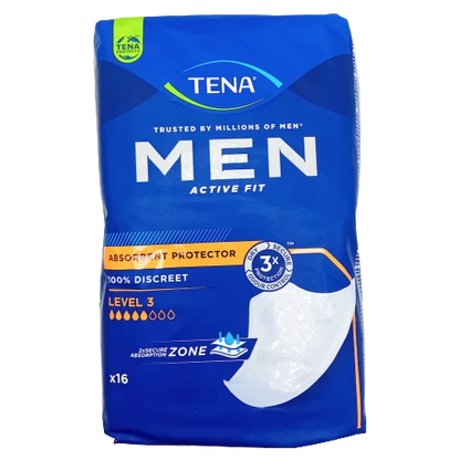 TENA Men Level 3 Pack of 16 - Single Pack or Case