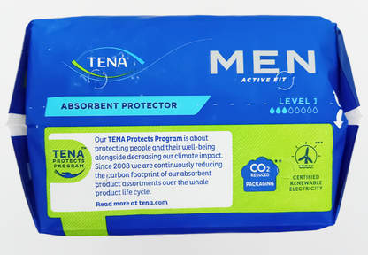 TENA Men Level 1 – Pack of 24 – Light Incontinence Pads