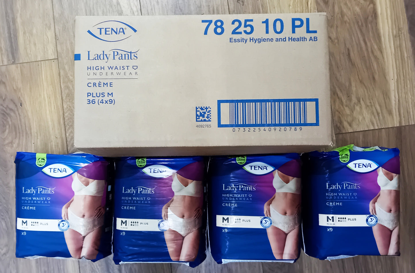 TENA Women Plus Pants Medium 9 x4 Packs (36 Pants) | Discreet Protection