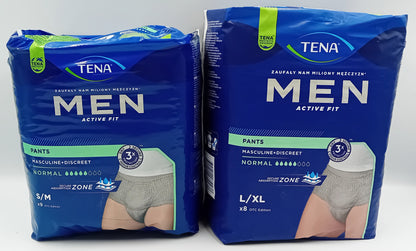 TENA Men Active Fit Normal Grey Pants