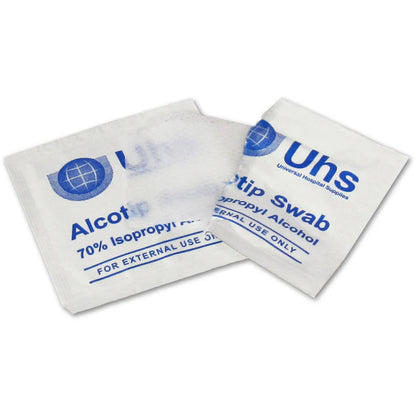 Universal Alcotip Swabs – 3cm x 6cm – Non-Sterile – Box of 100