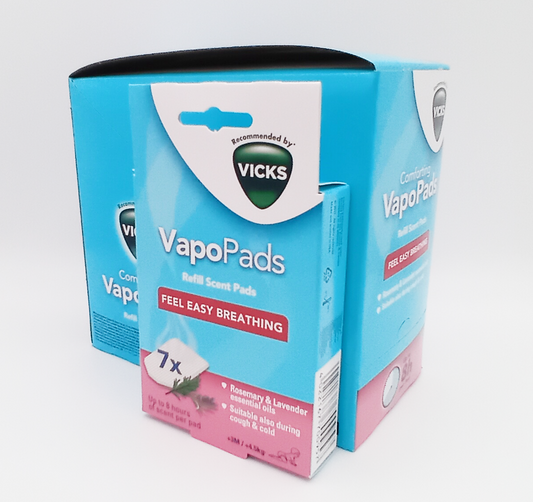 VapoPads Rosemary & Lavender - 7 Pads per Box (Pack of 6 Boxes)